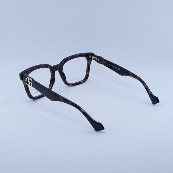 🕶️ New Gucci GG1728O 002 Eyeglasses - Dark Havana Frame - Picture 5 of 12